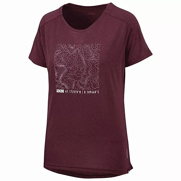 IXS T-Shirt T-Shirts iXS Flow Women Tech Tee Contour raisin 44 - XXL (1-tlg günstig online kaufen