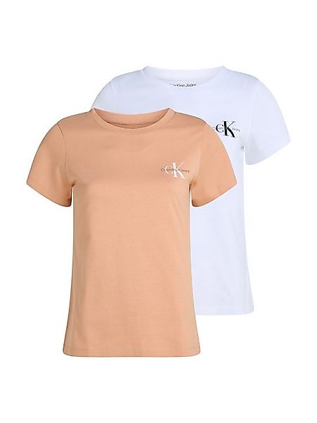 Calvin Klein Jeans T-Shirt 2-PACK MONOLOGO SLIM TEE (Packung, 2er-Pack) günstig online kaufen