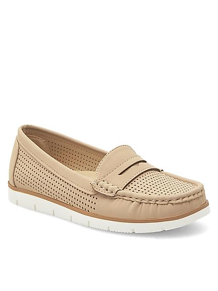 Clara Barson Mokassins WYL3648-1B Beige Mokassin günstig online kaufen