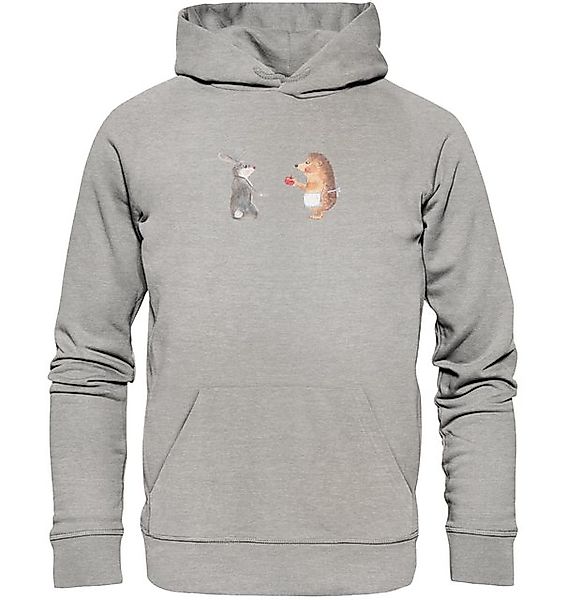 Mr. & Mrs. Panda Hoodie Hase Igel Größe XS - Heather Grey - Geschenk, Liebe günstig online kaufen
