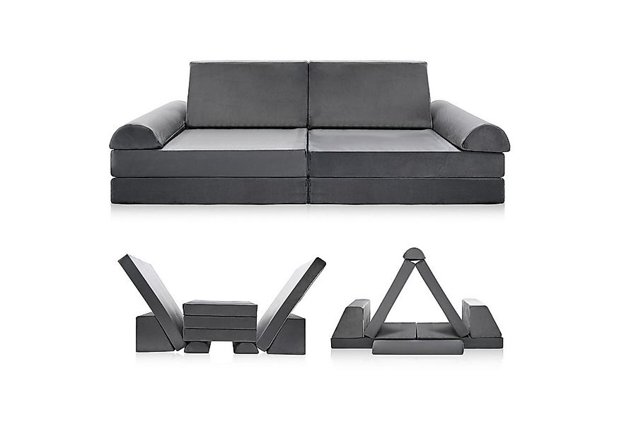 Meulbaty Kindersofa Spielsofa für Kinder, Kindersofa aus 10 Schaumstoffbaus günstig online kaufen
