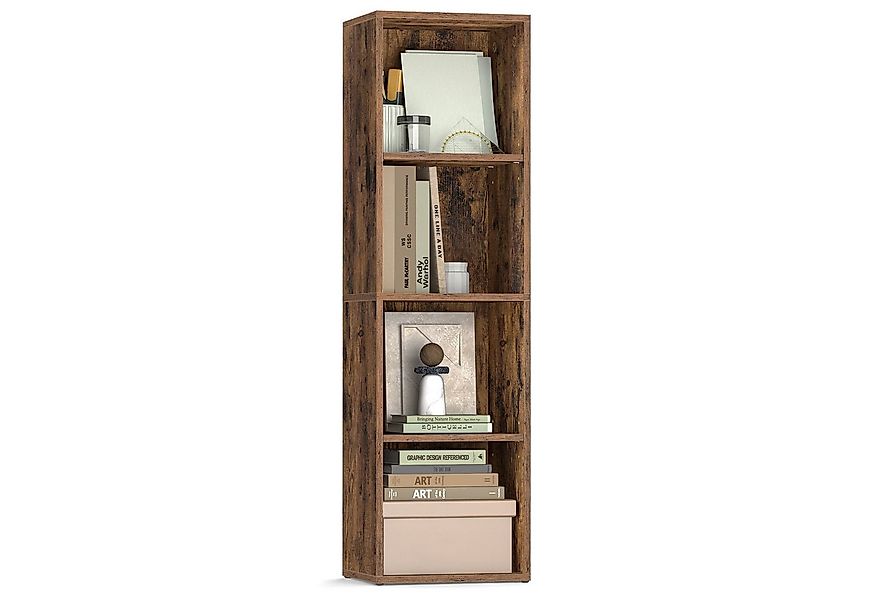 VASAGLE Bücherregal, 3/4-stöckiges Regal, offenes Aufbewahrungsregal, Homeo günstig online kaufen