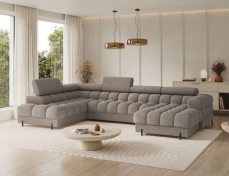 MOEBLO Ecksofa Vinca, Modernes U-Form Sofa günstig online kaufen