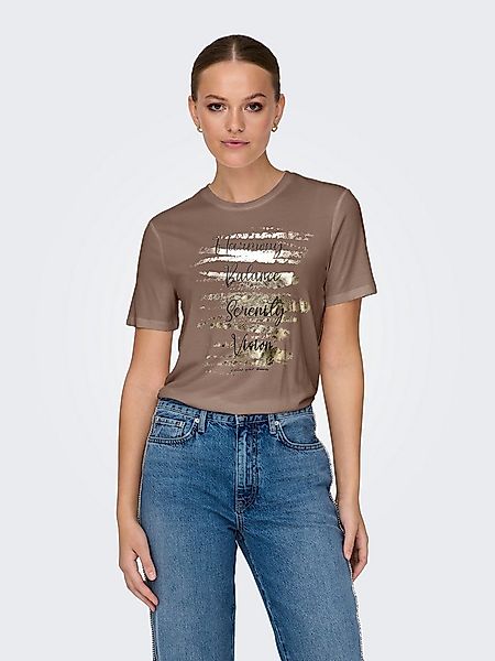 ONLY Kurzarmshirt ONLFREE LIFE MODAL S/S ATELIER TOP JRS Materialmix, Rundh günstig online kaufen