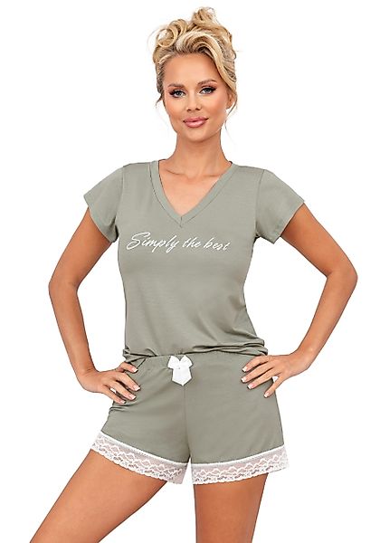Donna Shorty Schlafanzug mit Spitze (Set, günstig online kaufen