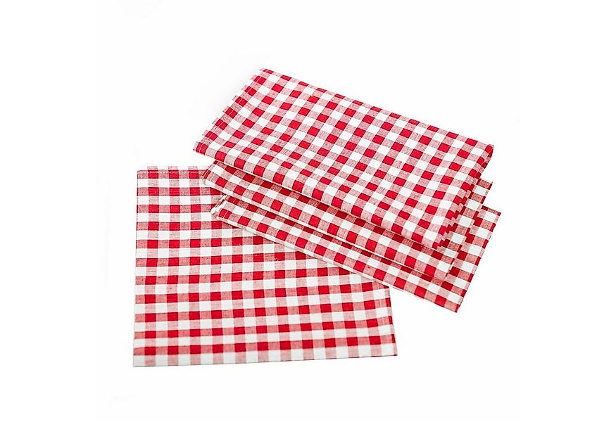 texpot Tischdecke kariert Landhausstil Bauernkaro 100% Baumwolle (1-tlg) günstig online kaufen