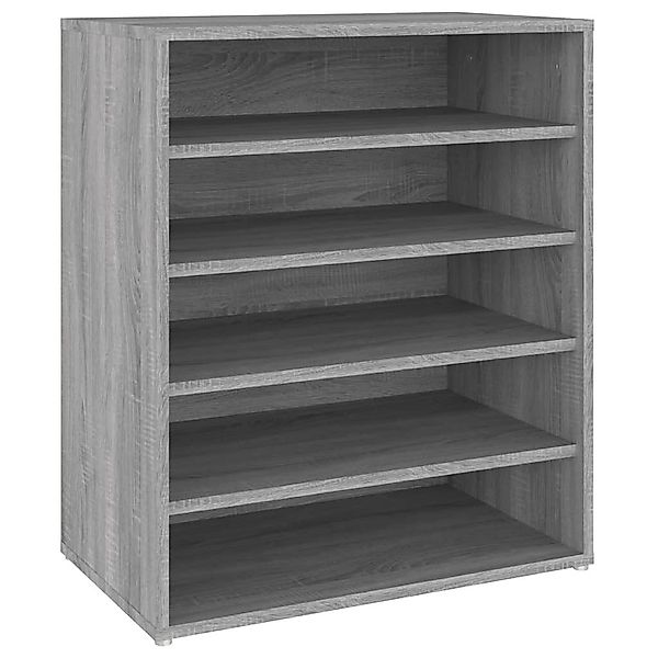 vidaXL Schuhregal Schuhschrank Grau Sonoma 60x35x70 günstig online kaufen