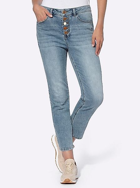 heine Jeansshorts Jeans erhöht günstig online kaufen