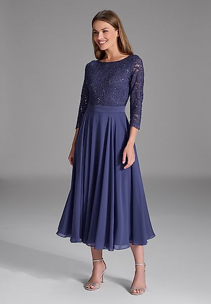 SWING Abendkleid Taillierte Passform mit ausgestelltem günstig online kaufen