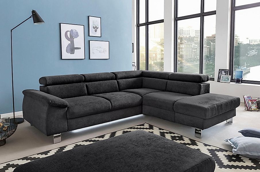 COTTA Polstergarnitur "Komaris L-Form", (Set), Set bestehend aus: Ecksofa m günstig online kaufen