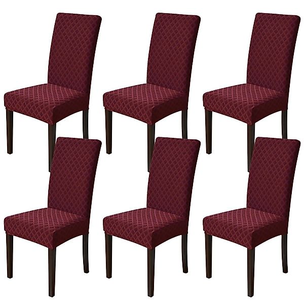 BYSURE Stuhlhusse, Esszimmer Stuhlhussen Schutzhülle, 2/4/6er-Set günstig online kaufen