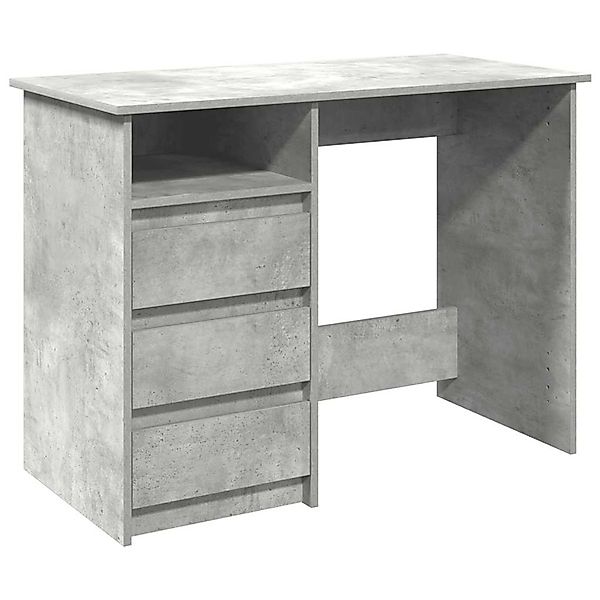 vidaXL Schreibtisch Betongrau 102x50x75 cm Holzwerkstoff 860466 günstig online kaufen