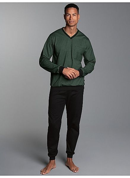 Trigema Schlafanzug TRIGEMA Pyjama mit Vintage-Muster (1 tlg) günstig online kaufen