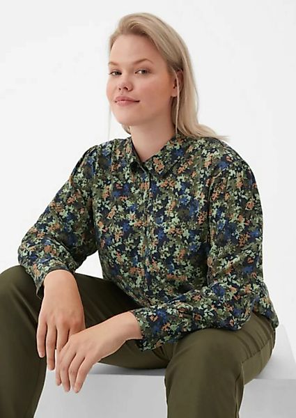 TRIANGLE Langarmbluse Hemdbluse aus Viskose günstig online kaufen