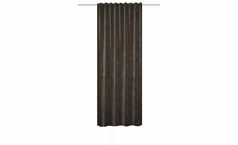 HOMEbasics Fertigschal   ¦ braun ¦ Synthetik ¦ Maße (cm): B: 135 H: 225 Gar günstig online kaufen