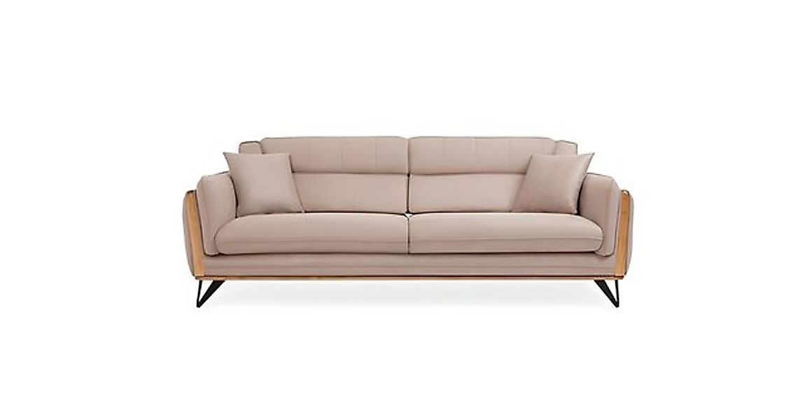 Xlmoebel Sofa Barock Rokoko Sofa für drei Personen - Klassische Polstercouc günstig online kaufen