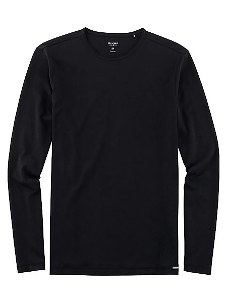 OLYMP Rundhalsshirt schwarz (1-tlg) günstig online kaufen