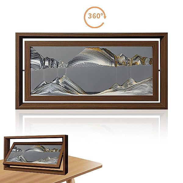 ZEUOPQ Kunstdruck Bewegliches Sandbild Bilderrahmen, 3D-Sandbilderrahmen, günstig online kaufen