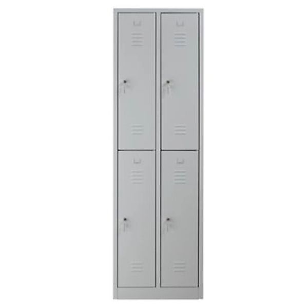 PROREGAL Garderobenspind Camel 4-Fächer HxBxT 195 x 60 x 50 cm Zylinderschl günstig online kaufen