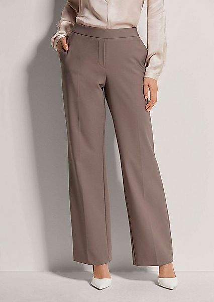 MADELEINE Stoffhose Elegante Damenhose mit Bügelfalten Weite Hose mit beque günstig online kaufen