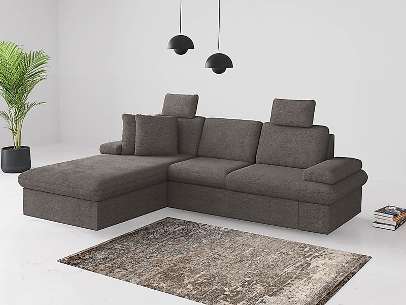 sit&more Ecksofa "Moreno", mit Armteilverstellung,wahlweise mit Bettfunktio günstig online kaufen