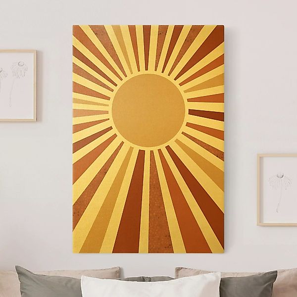 Leinwandbild Gold Goldener Sonnenschein günstig online kaufen