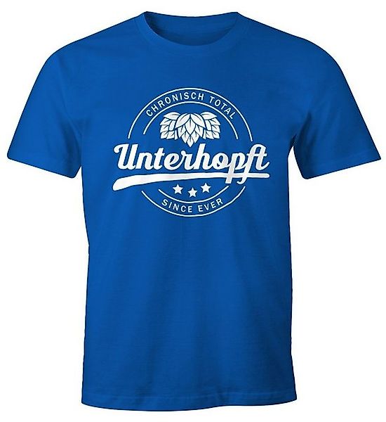 MoonWorks Print-Shirt Chronisch Unterhopft Total Herren günstig online kaufen