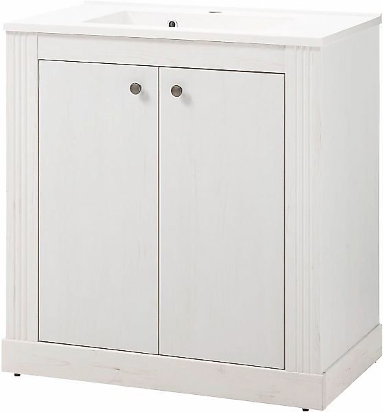 OTTO home Waschtisch "WESTMINSTER, Waschbeckenunterschrank inkl. Waschbecke günstig online kaufen