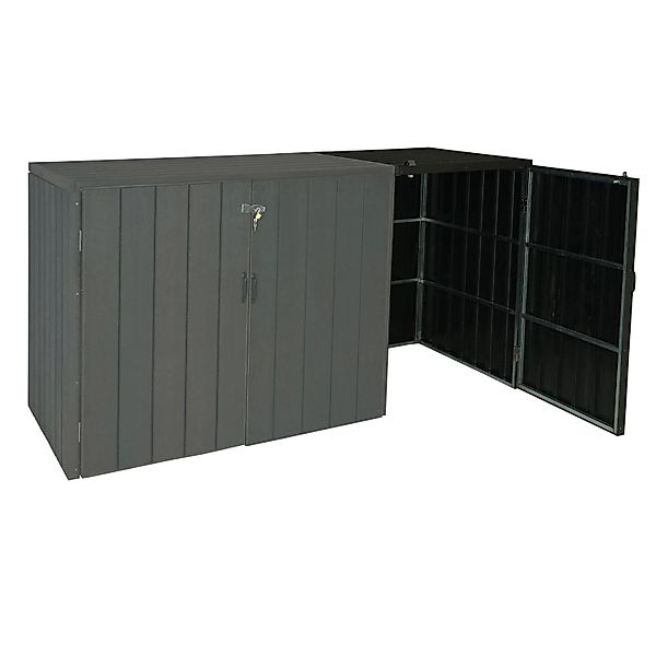 Proregal XL 1er-/2er-WPC-Mülltonnenverkleidung Erweiterung HxBxT 117x79x105 günstig online kaufen