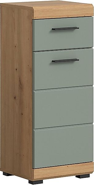 welltime Unterschrank SIENA, Breite 37cm, 1 Tür, 1 Schubkasten, 2 Fächer, M günstig online kaufen
