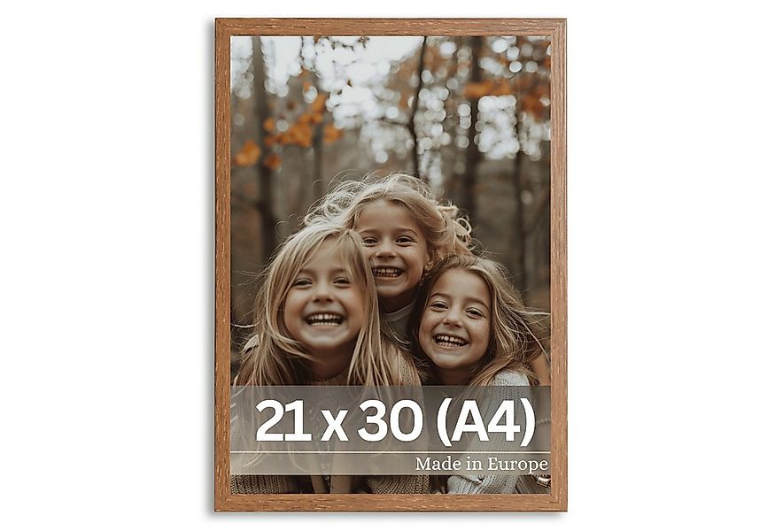 Victor (Zenith) Bilderrahmen Dali, Bilderrahmen Braun 20x30 (A4) cm, Bilder günstig online kaufen