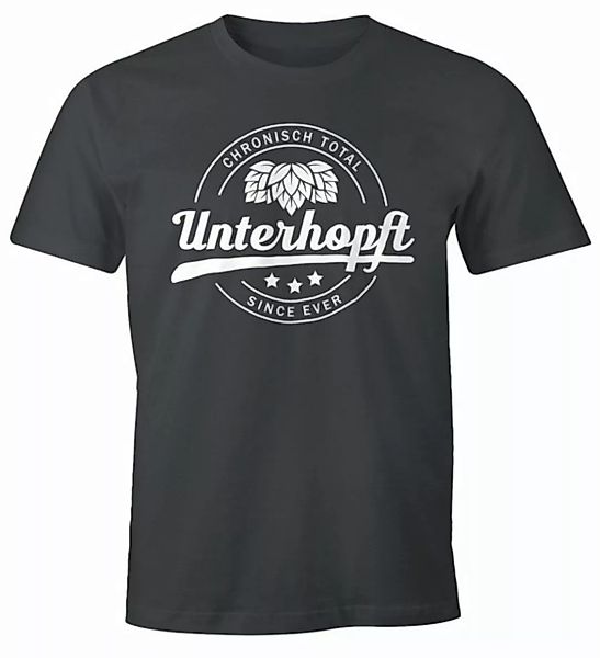 MoonWorks Print-Shirt Chronisch Unterhopft Total Herren T-Shirt Since Ever günstig online kaufen