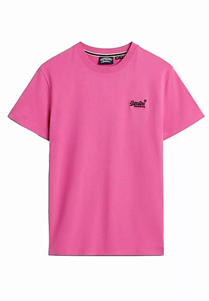 Superdry T-Shirt Superdry Herren T-Shirt ESSENTIAL LOGO EMB TEE Echo Pink günstig online kaufen