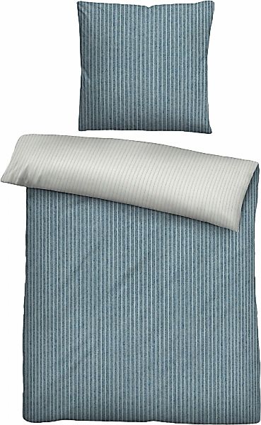 Biberna Wendebettwäsche "Tillmann" 2 Stk. tlg. kuschelig warm im Winter, ge günstig online kaufen