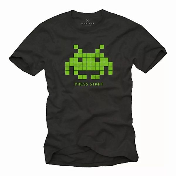 MAKAYA Print-Shirt Herren Oldschool Geschenke Gamer PC Computer Nerd Gaming günstig online kaufen