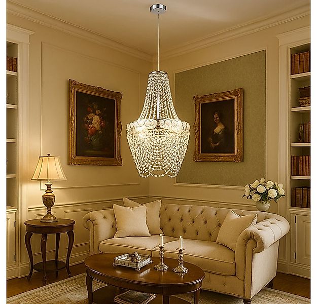 GLOBO LIGHTING Kronleuchter, Leuchtmittel nicht inklusive, Kristallleuchter günstig online kaufen