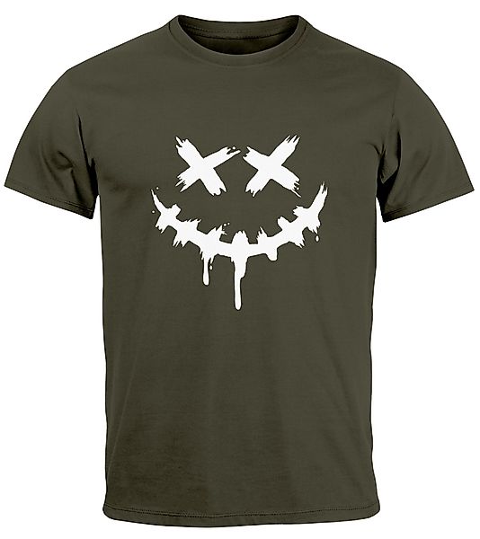 Neverless Print-Shirt Herren T-Shirt Bedruckt Techwear günstig online kaufen