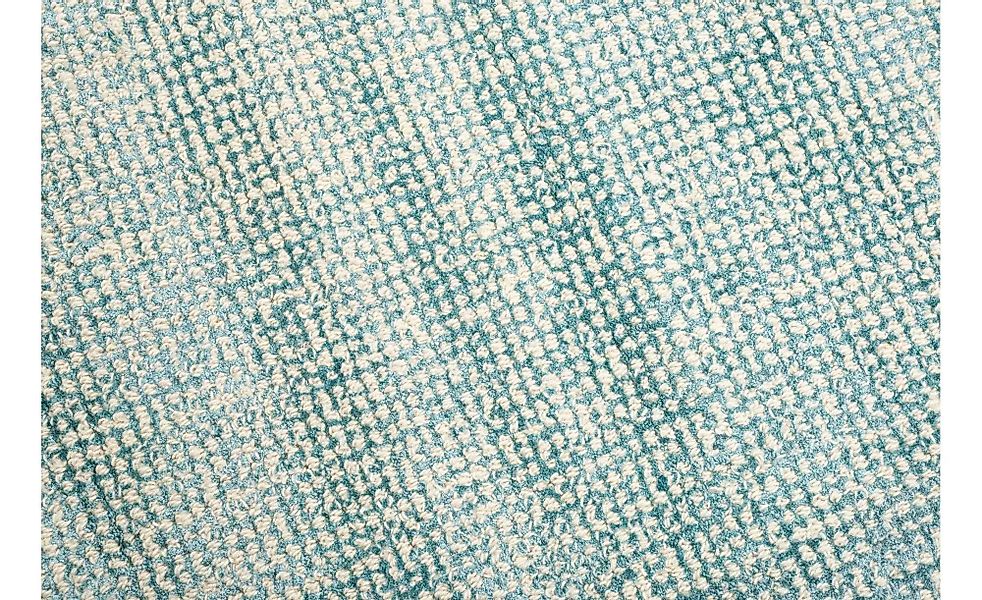 Tom Tailor Wollteppich  Groove ¦ blau ¦ Viskose ¦ Maße (cm): B: 160 H: 1,5 günstig online kaufen