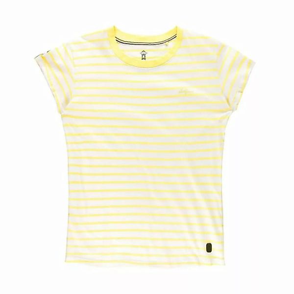 Leitfeuer T-Shirt Damen Sommershirt mit Allover-Streifen und umgeschlagenem günstig online kaufen