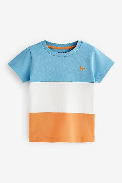 Next T-Shirt T-Shirt in Colourblock-Optik (1-tlg) günstig online kaufen