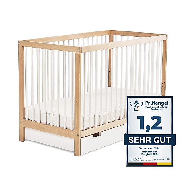 Ehrenkind Babybett PUR aus massivem Buchenholz, günstig online kaufen