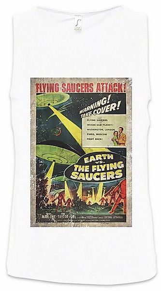 Urban Backwoods Tanktop Earth Vs. Flying Saucers I Ärmelloses T-Shirt Ufo F günstig online kaufen