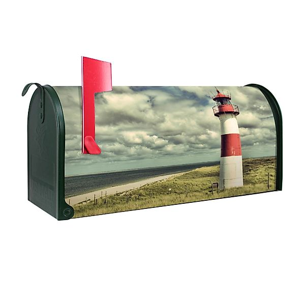 Banjado Amerikanischer Briefkasten Grün 48x22x16cm US Mailbox Letterbox Pos günstig online kaufen