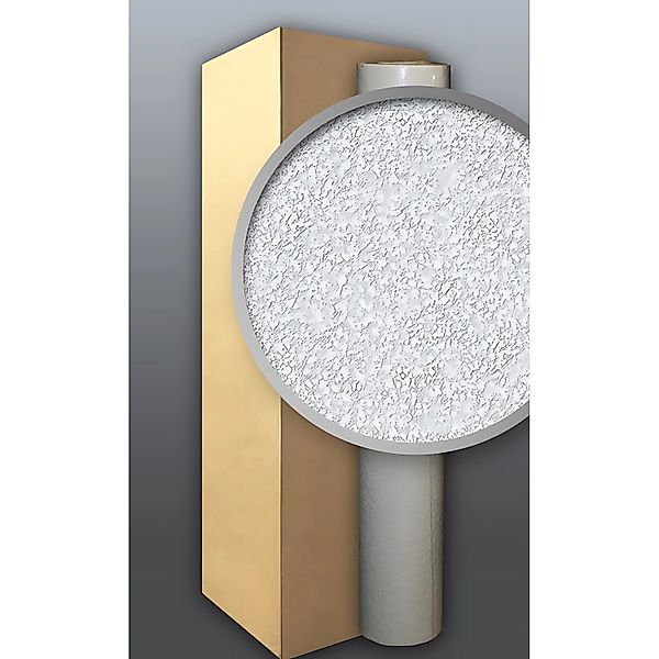 EDEM 80304BR60 Dekor Vliestapete zum Überstreichen Rauhfaser-Putz-Optik 1 K günstig online kaufen