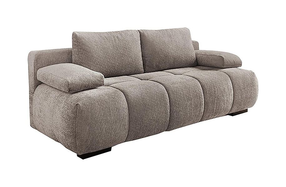 Jockenhöfer Gruppe Schlafsofa RENO, Greige, Chenille, günstig online kaufen