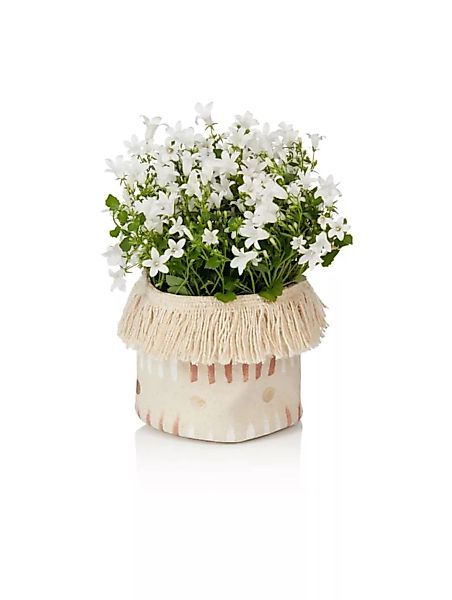 Blumentopfbezug impré Creme-Weiß günstig online kaufen