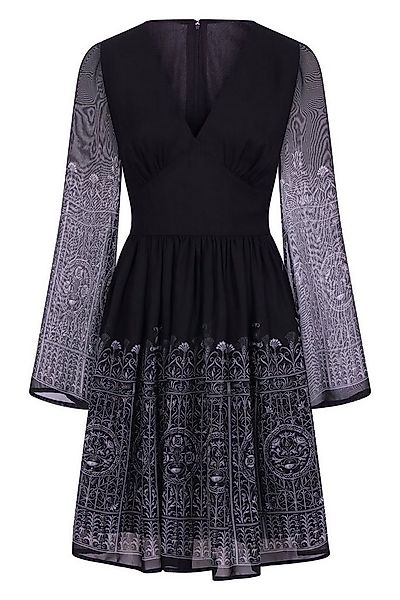 Hell Bunny A-Linien-Kleid Secret Gate Vintage Retro Gothic günstig online kaufen