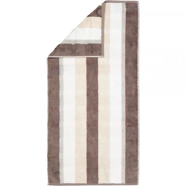 Cawö Handtücher Noblesse Stripe 1087 - Farbe: walnuss - 30 - Handtuch 50x10 günstig online kaufen