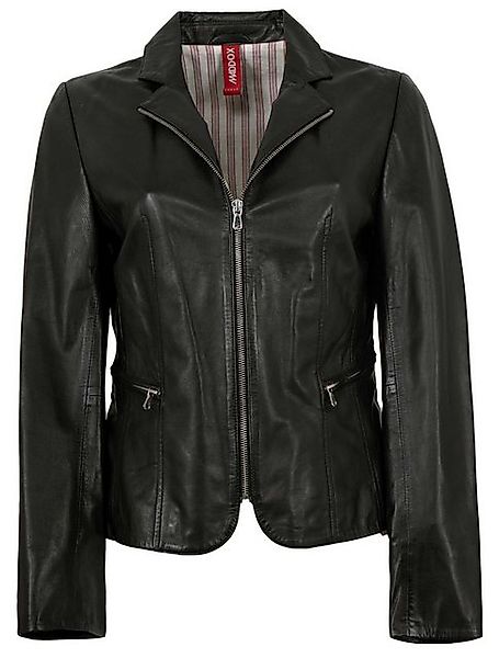 Maddox Lederjacke Inka MADDOX - Damen Lederjacke Blazer Lammnappa schwarz günstig online kaufen