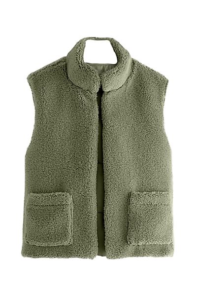 Next Fleeceweste Wendebare Teddy-Weste aus Borg günstig online kaufen